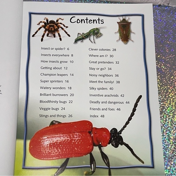 100 Facts BUGS Book Projects Quizzes Fun Facts Cartoons Miles Kelly Publishing - Picture 5 of 12